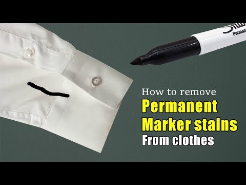 How to remove permanent marker stains from clothes | Truly effective method