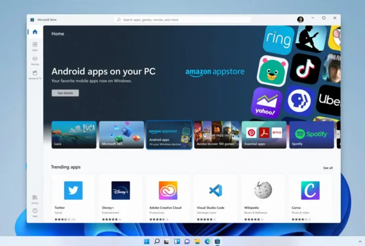 android windows 11