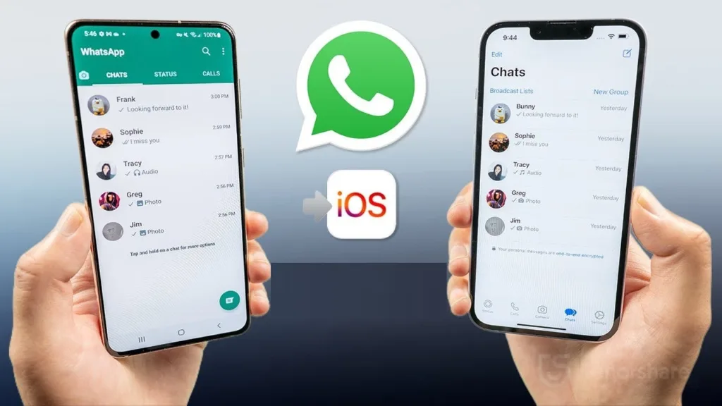 Πως κάνω μεταφορά δεδομένων WhatsApp από το Android στο iPhone