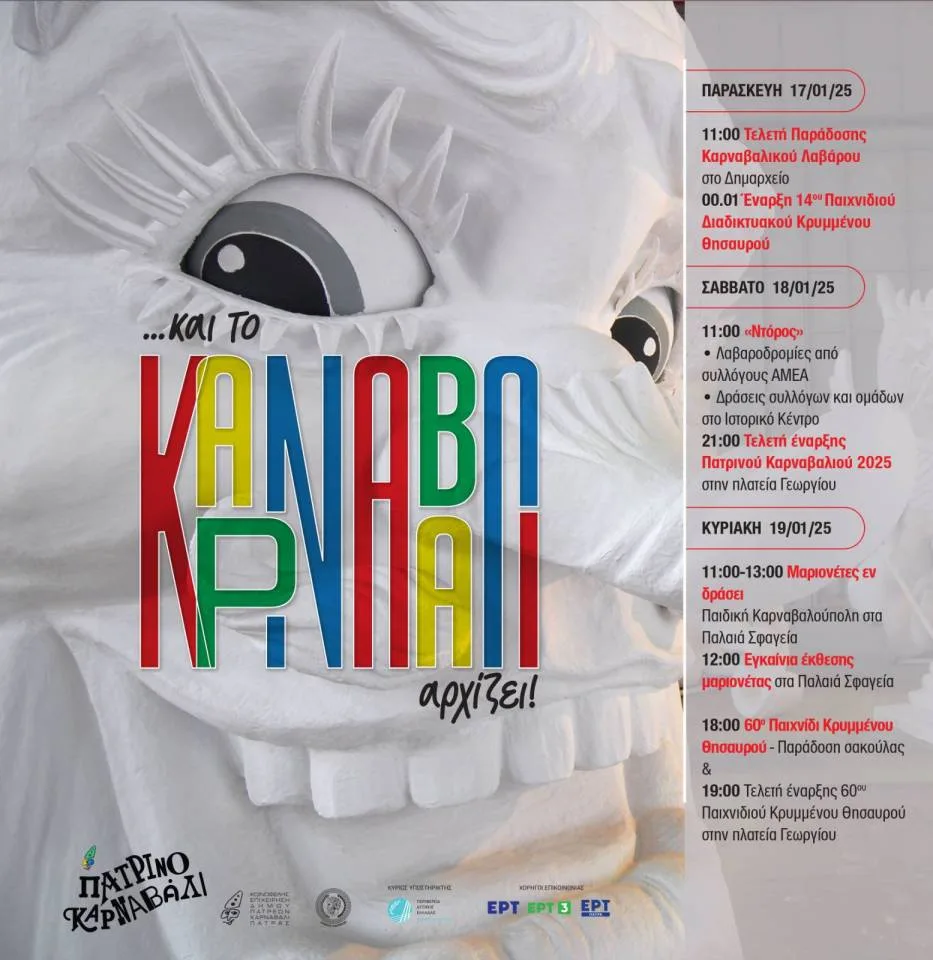 Πατρινό καρναβάλι 2025: Η ημερομηνία έναρξης