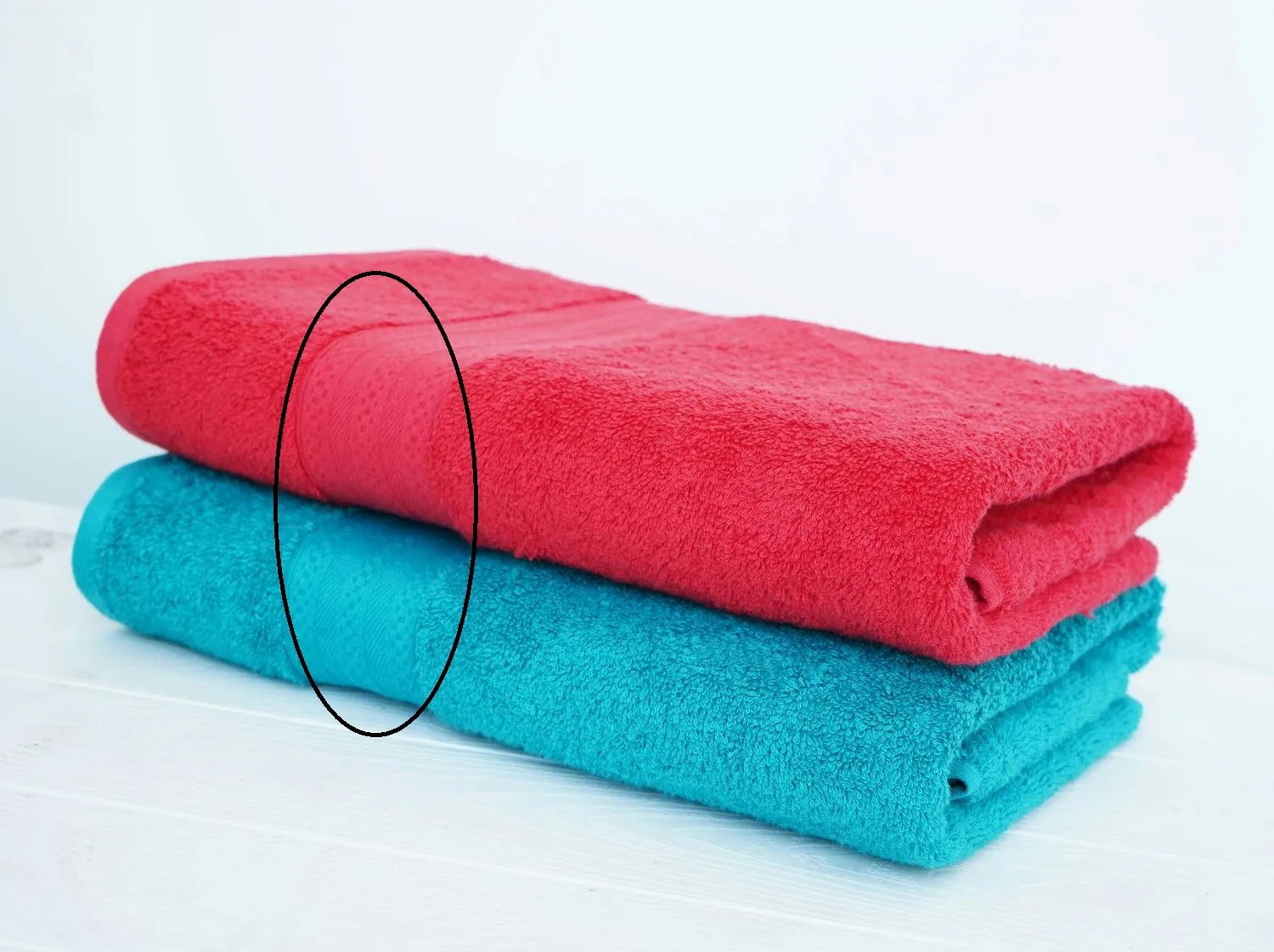 Γιατί οι πετσέτες μπάνιου έχουν λωρίδα;