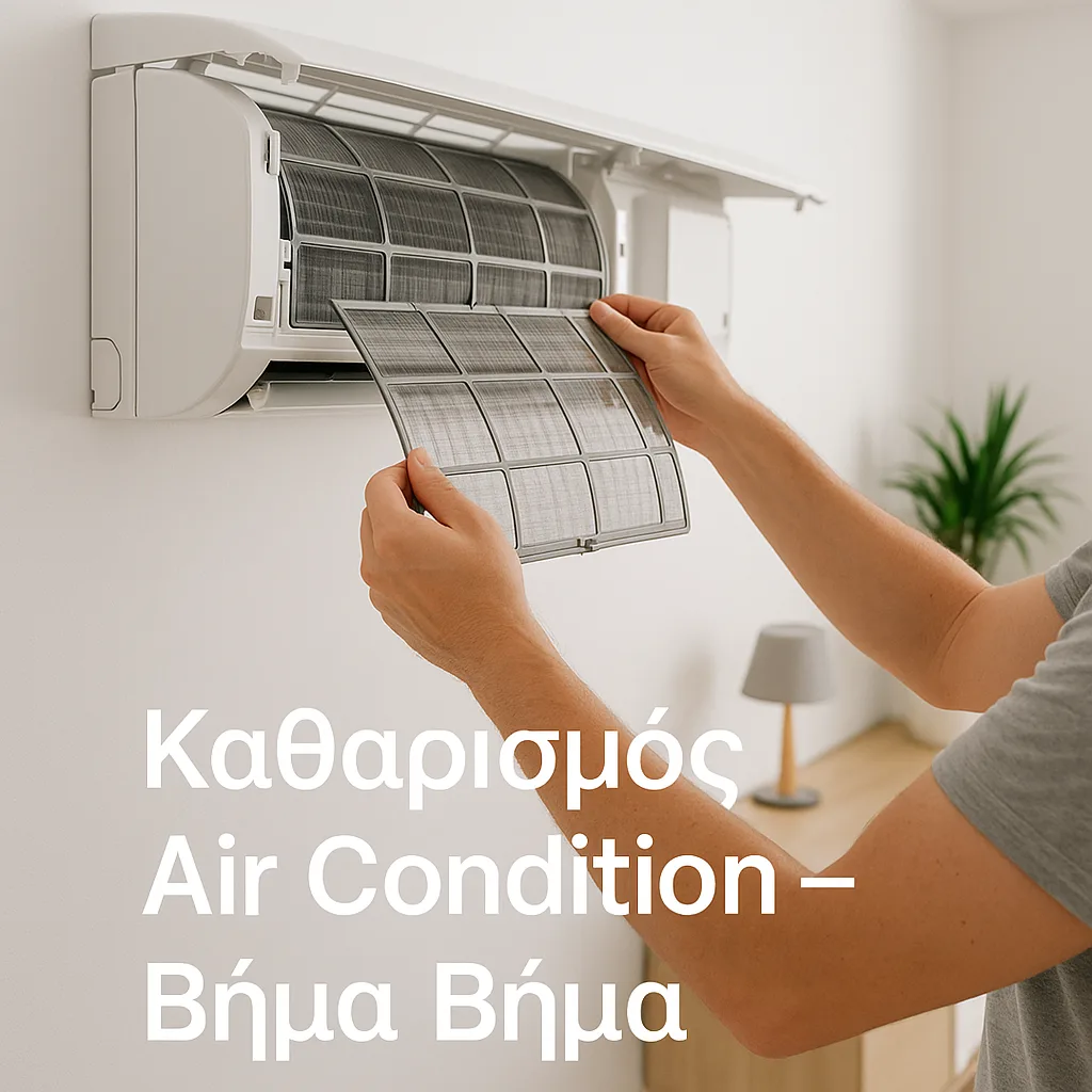Καθαρισμός φίλτρου air condition βήμα-βήμα στο σπίτι