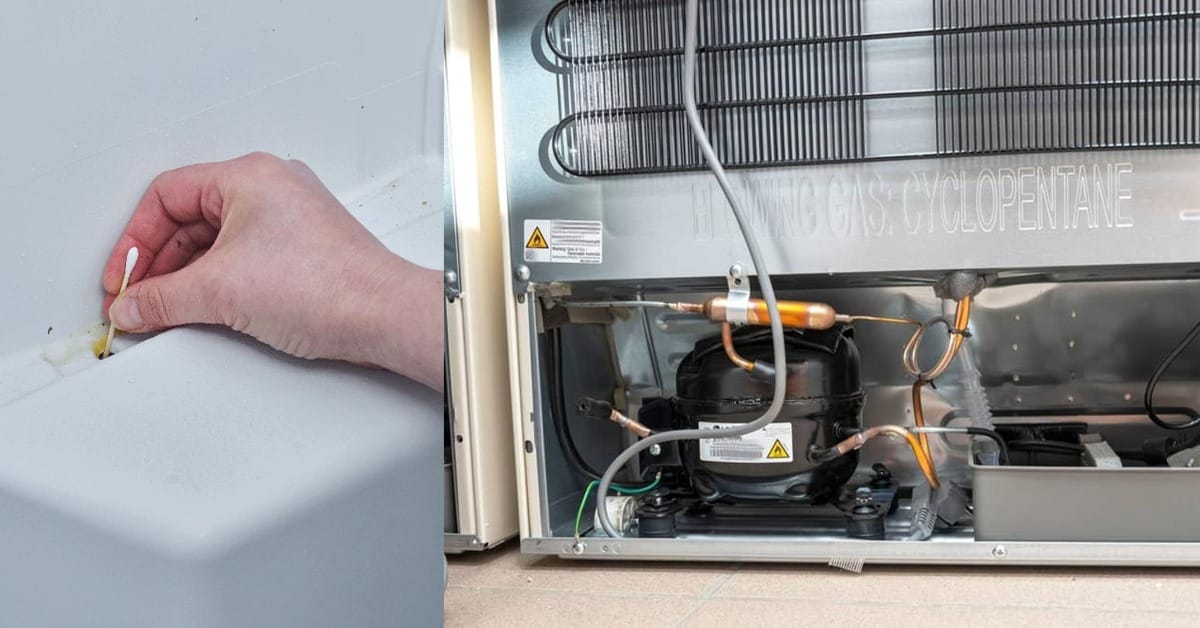 Πώς να καθαρίσεις την αποστράγγιση στο ψυγείο σε 5′ – Ο απλός, γρήγορος τρόπος