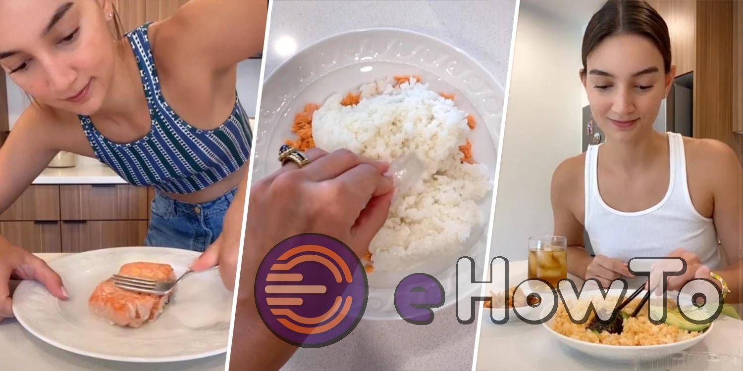TikTok Salmon Rice Bowl: Το viral μπολ σολομού με το «κόλπο του πάγου»