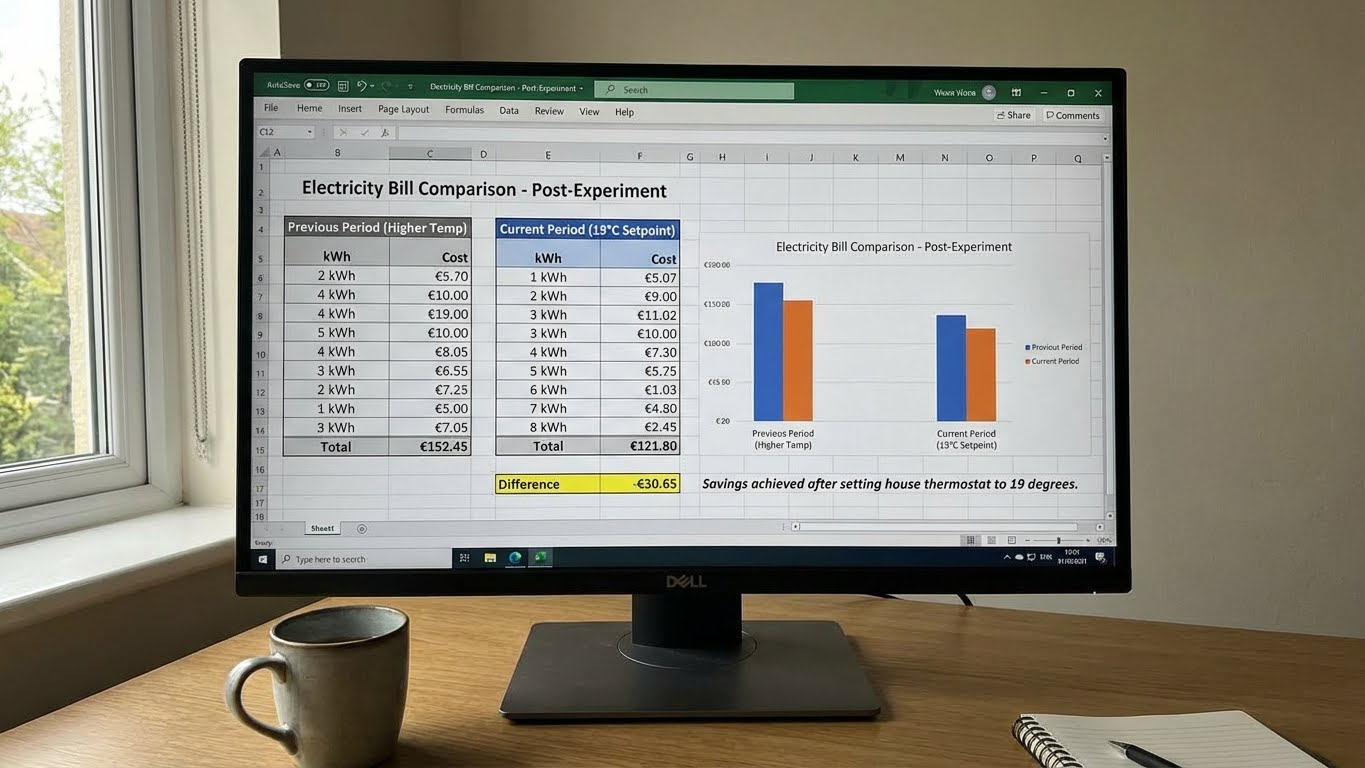 Ρύθμισα τον θερμοστάτη στους 20°C: Πόσα ευρώ γλίτωσα τελικά στον λογαριασμό;