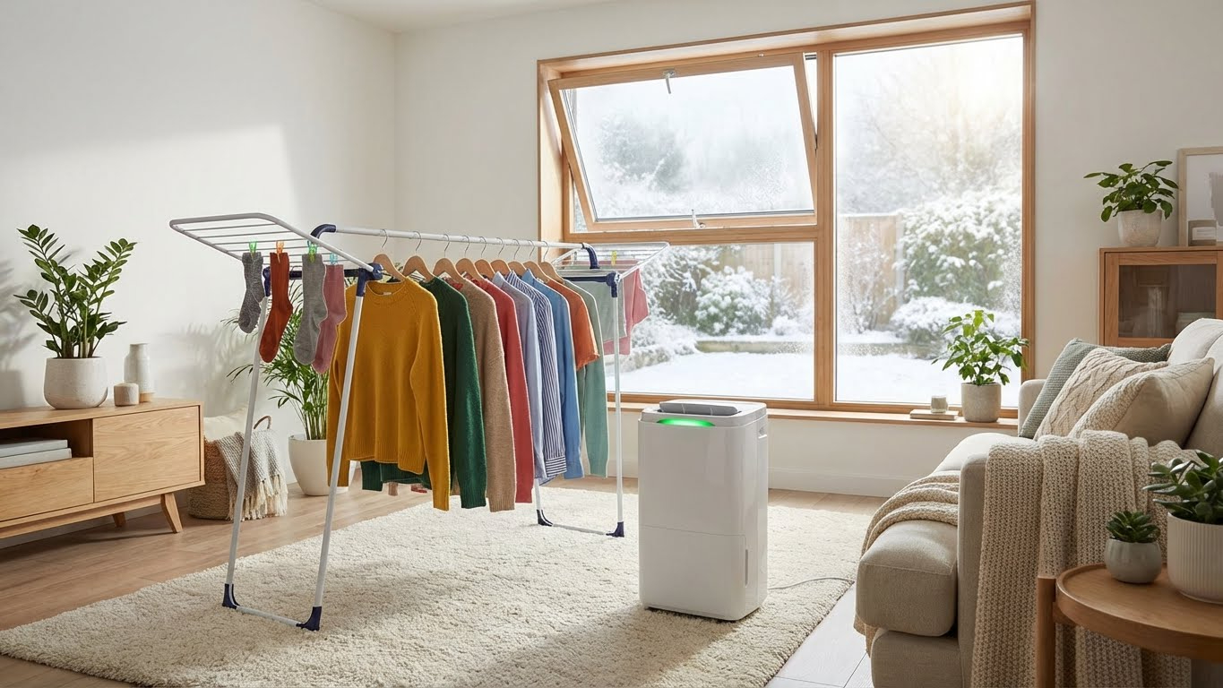 Στέγνωμα ρούχων μέσα στο σπίτι: Το λάθος που προκαλεί μούχλα και το κόλπο του «διπλού στυψίματος»