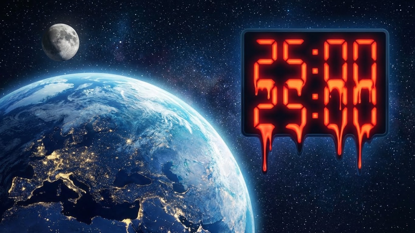 Αντίο 24ωρο; Πότε η Γη θα αποκτήσει ημέρα 25 ωρών (και γιατί επιβραδύνει ο πλανήτης)