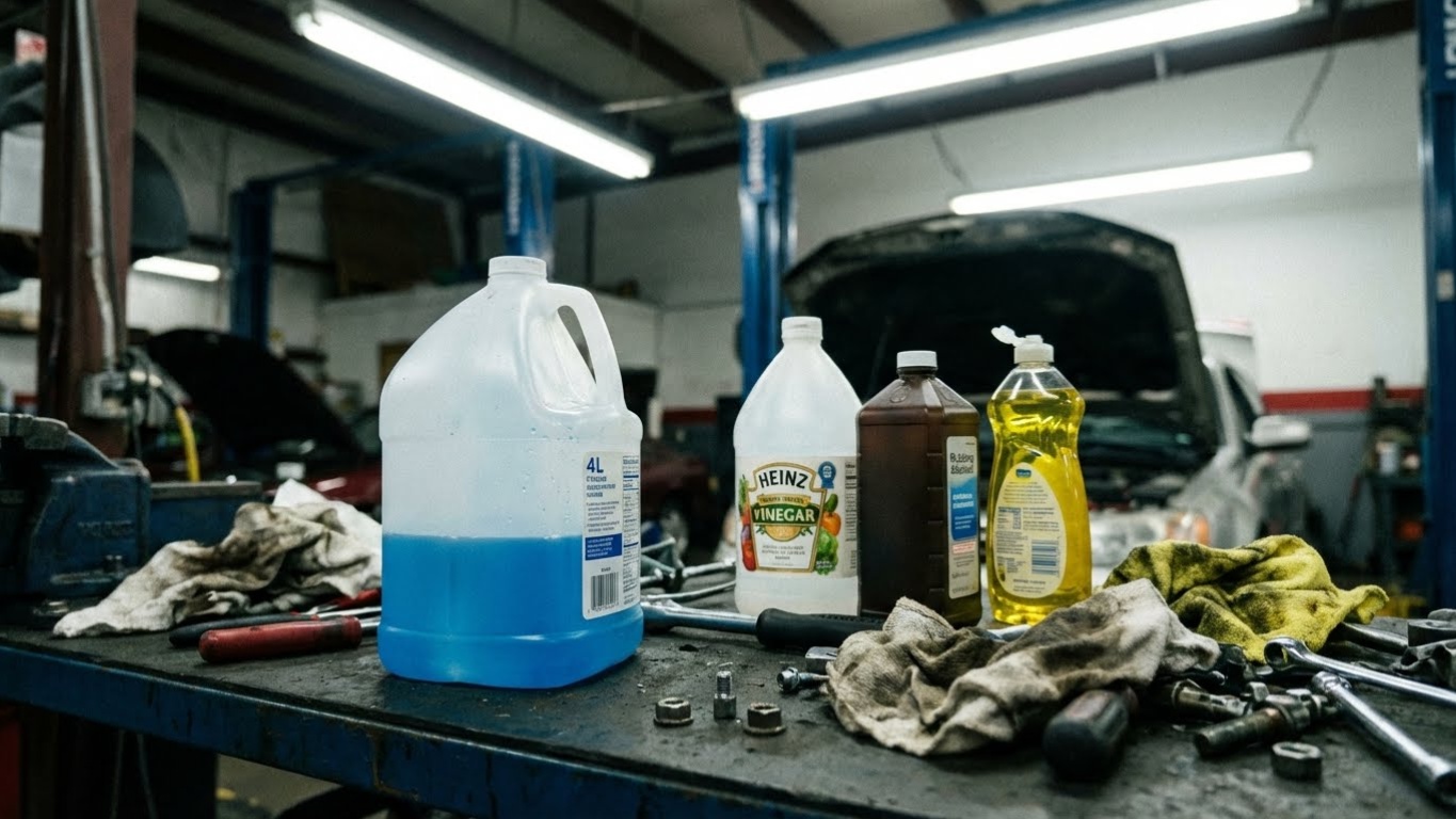 Υλικά για σπιτικό υγρό παρμπρίζ