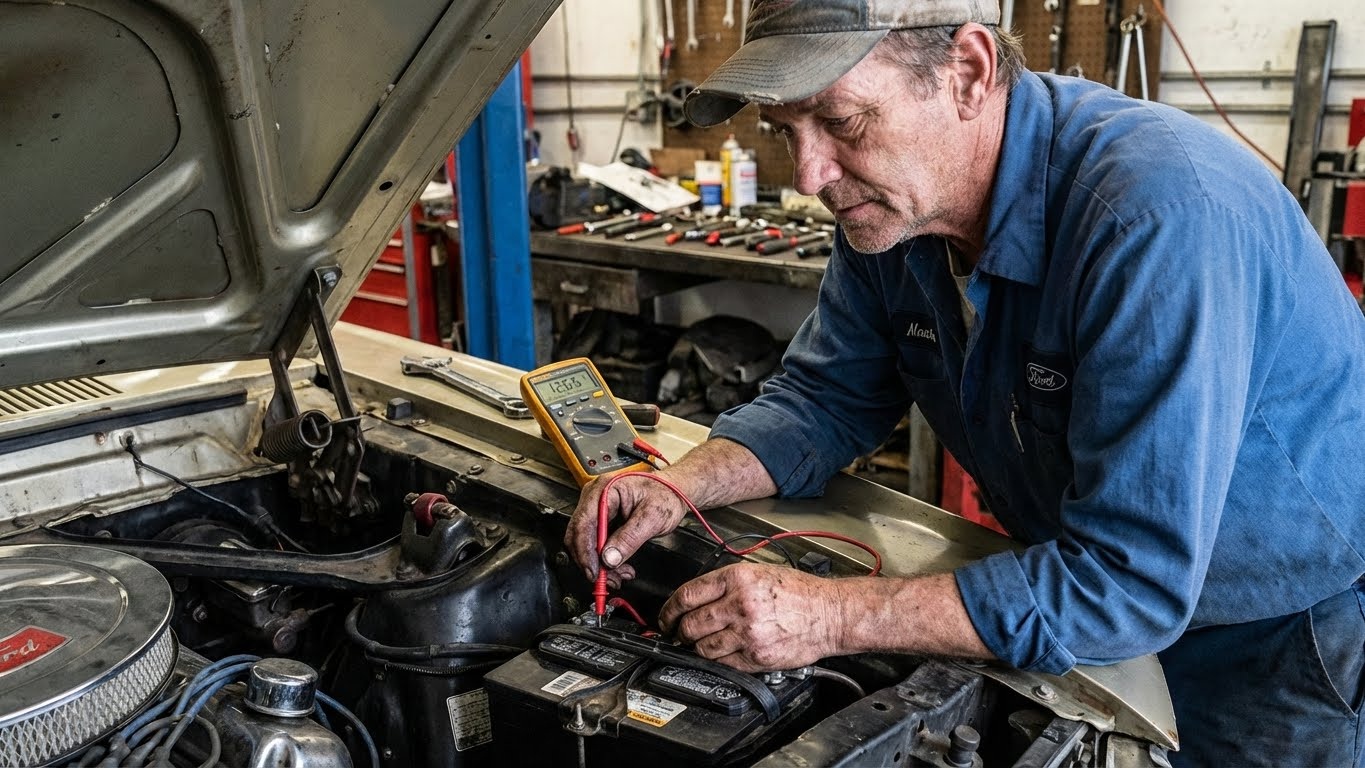 Μέτρηση διαρροής ρεύματος μπαταρίας αυτοκινήτου με πολύμετρο