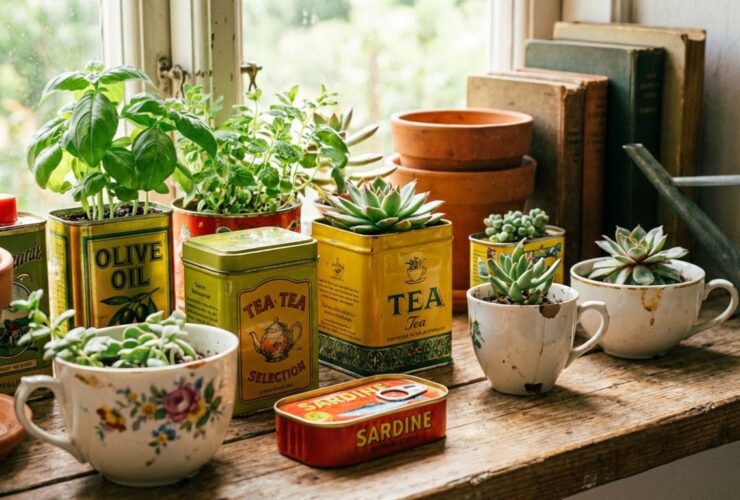 Πώς έφτιαξα DIY γλάστρες από παλιά αντικείμενα: Δώσε ζωή στα φυτά σου (χωρίς έξοδα)