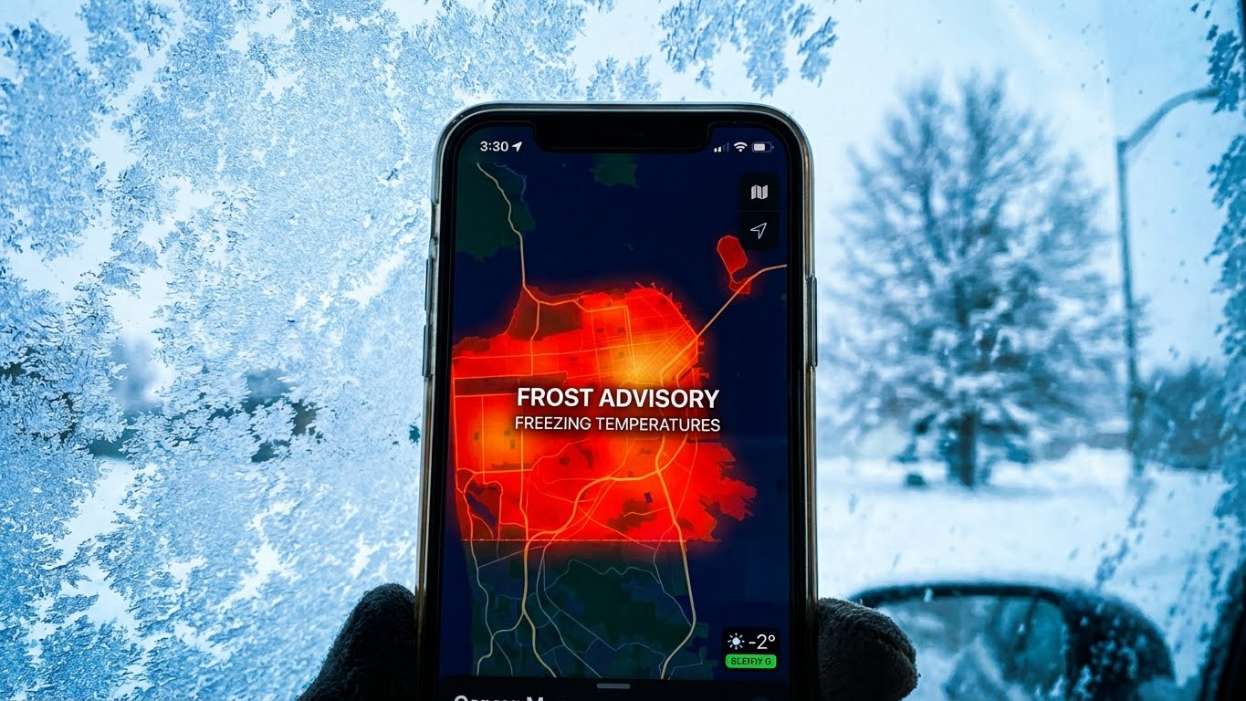 Ο «Άγνωστος» Χάρτης του gov.gr: Δες τι ώρα θα πιάσει παγετό ακριβώς στο στενό σου (Live)