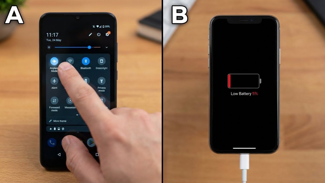 Πώς φόρτισα το κινητό μου στο μισό χρόνο (Το κουμπί που αγνοούσα)