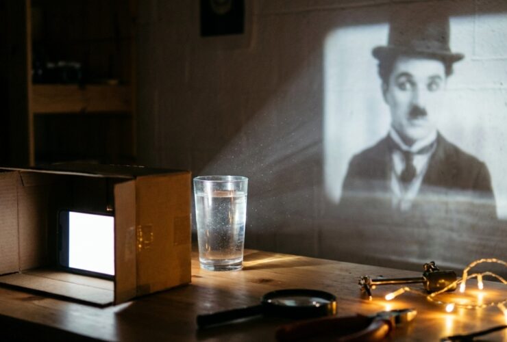 Φτιάξε σινεμά στο δωμάτιό σου: Κάνε το κινητό «προτζέκτορα» με ένα ποτήρι και αλουμινόχαρτο (DIY)