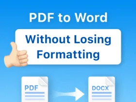 Πώς να μετατρέψετε PDF σε Word χωρίς να χαλάσει η μορφοποίηση