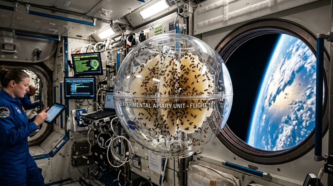 Το πείραμα της NASA με 3.300 μέλισσες στο διάστημα (1984)