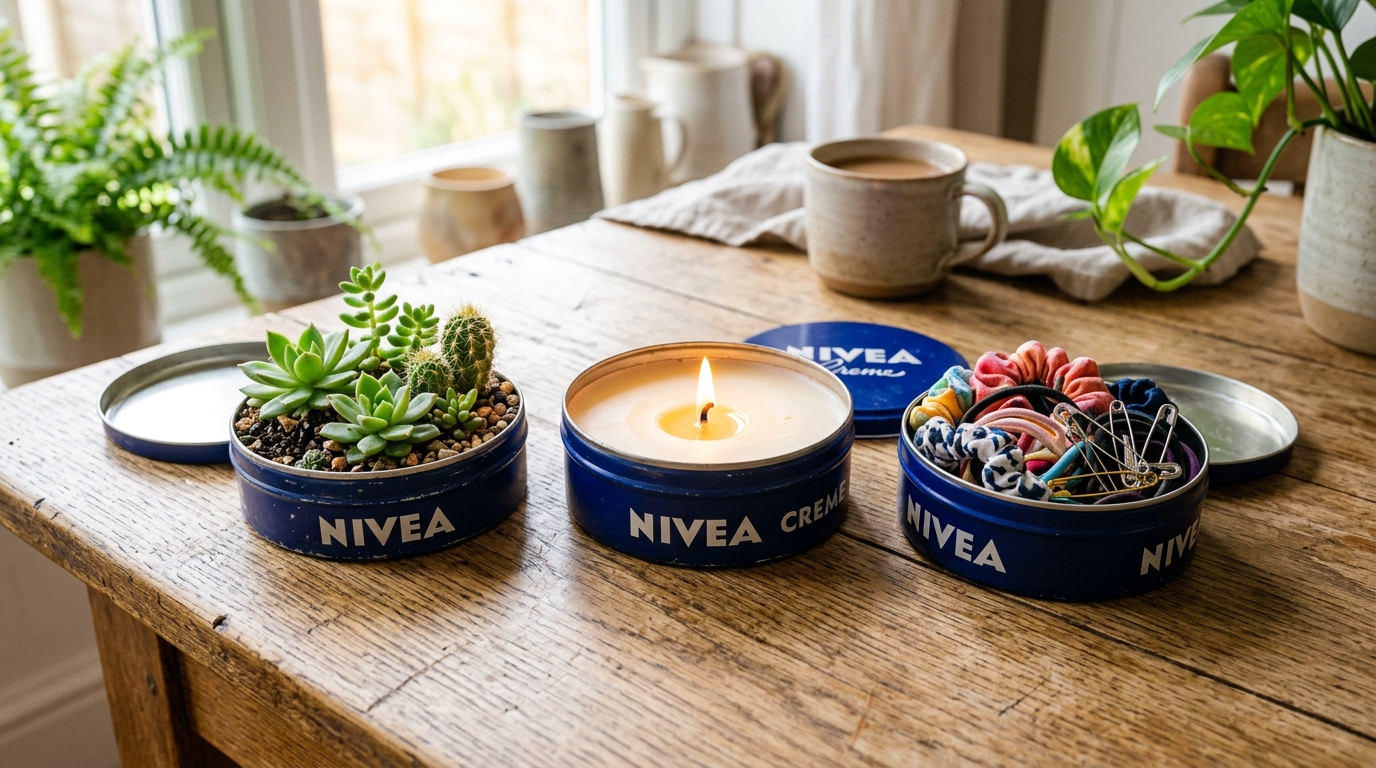 Μην πετάξεις ποτέ ξανά το μπλε κουτάκι της Nivea: Δες τι μπορείς να φτιάξεις!